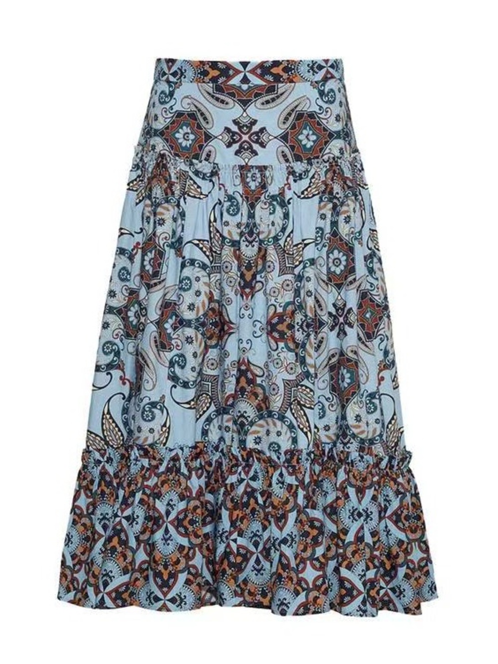 Cara Cara Tisbury Skirt in Blue Vintage Paisley *NEW*